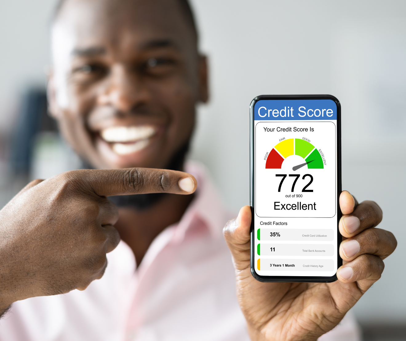 credit score on phone