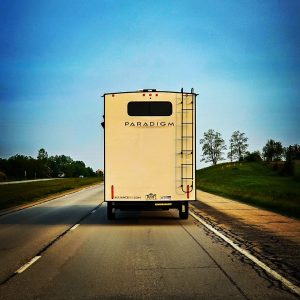 Back of an Alliance Paradigm RV