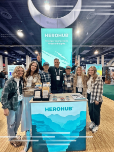 HeroHub team at tradeshow