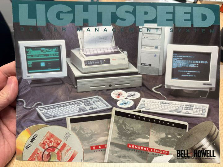 Cover of the original Lightspeed DMS brochure