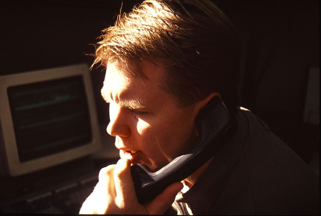 Craig Wilcox on the phone.