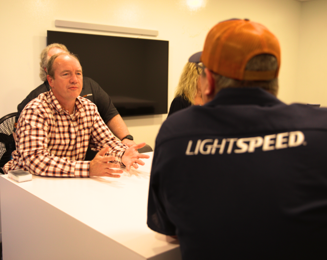 Lightspeed Team Discussing Opportunities