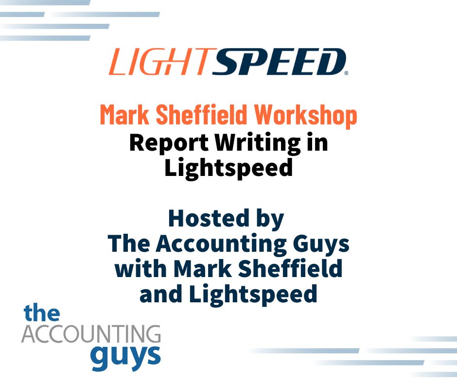 The Accounting Guys Workshop with Mark Sheffield