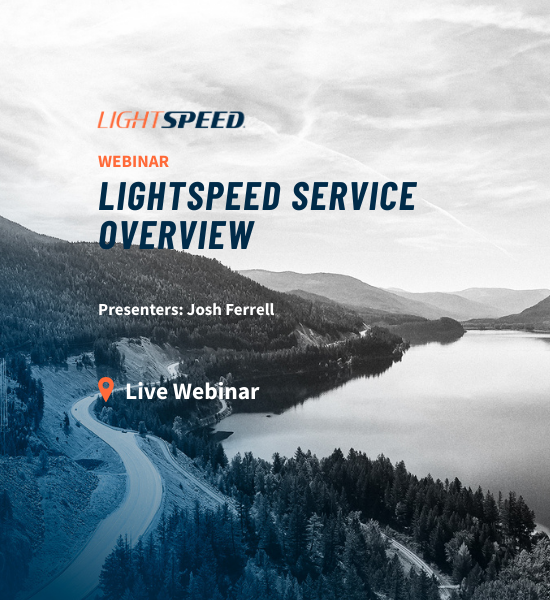 Lightspeed Service Overview webinar