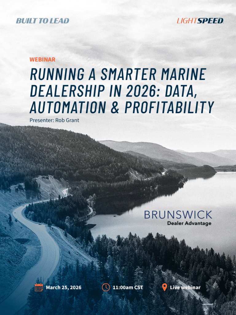 running a smarter marine dealership_webinar_event_march 25 2026_rob grant_brunswick dealer advantage_featured image