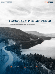 Lightspeed Reporting